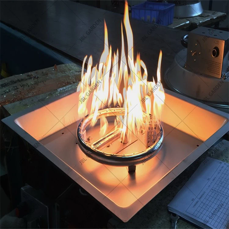 square fire pit burner pan123