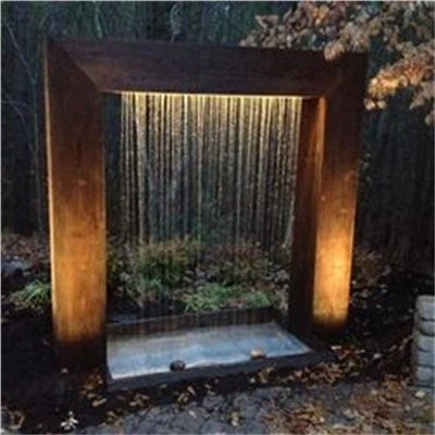 Cortina din oțel Corten Caracteristica de apă/Fântână