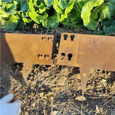 Borduri metalice pentru gradina