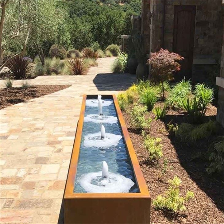 Corten Steel Waterfall
