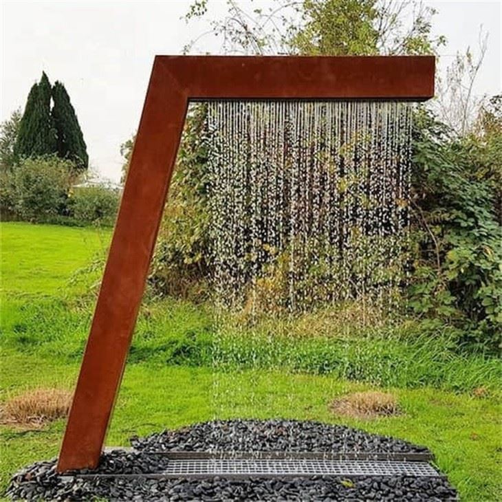 Corten Steel Waterfall