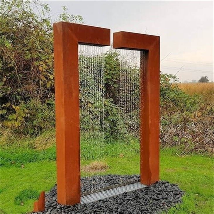 Corten Steel Waterfall