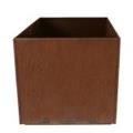 Numbers Rust Corten Flowerpot