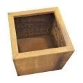 Jardiniere de flori din oțel corten