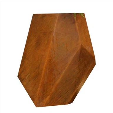 Ghiveci pentru copac din oțel corten cilindru ecologic