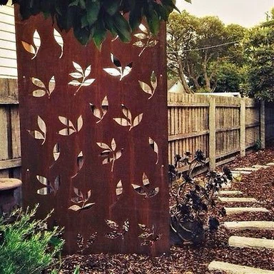 Garden Privacy Art Panouri metalice Paravan de gradina din otel corten