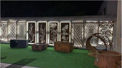 Laser Cut decorative gradina in aer liber de confidențialitate Art