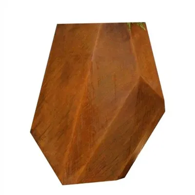 Cutie de jardiniere din oțel corten din seria metalică