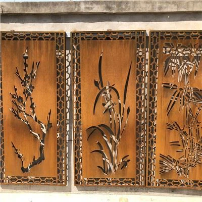 Garduri din oțel corten de design nou