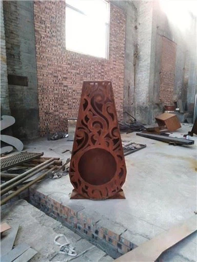 În aer liber Corten oțel Chiminea groapă de foc
