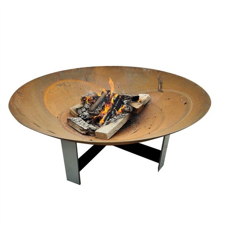Steel Fire Bowl With Grill Ring