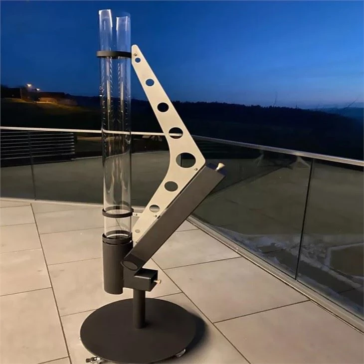 Soba cu peleti din otel