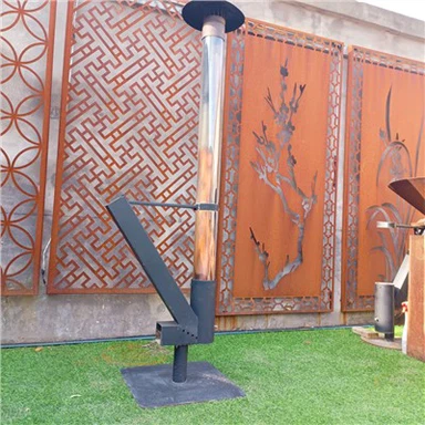 Soba cu peleti de exterior