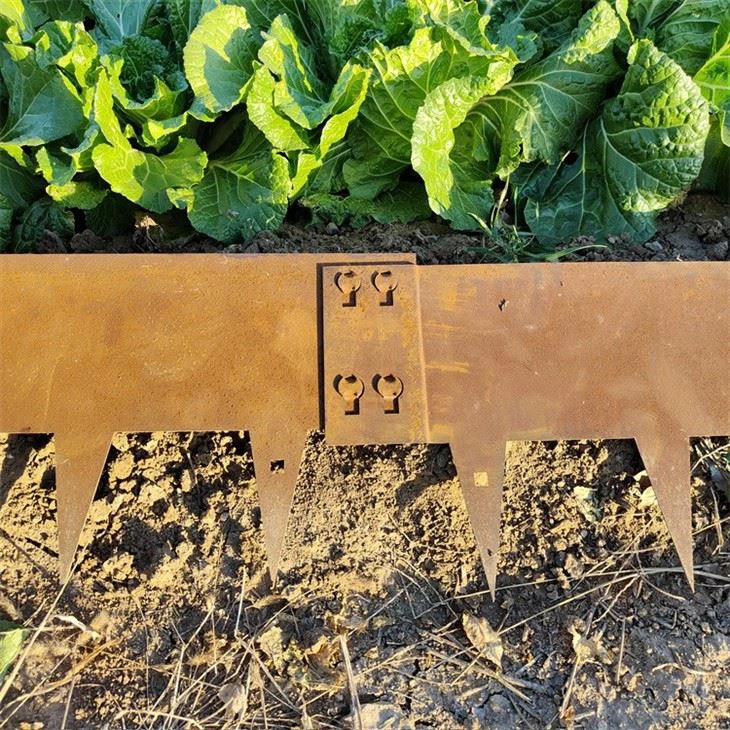 Beautiful Patina Landscape Edging
