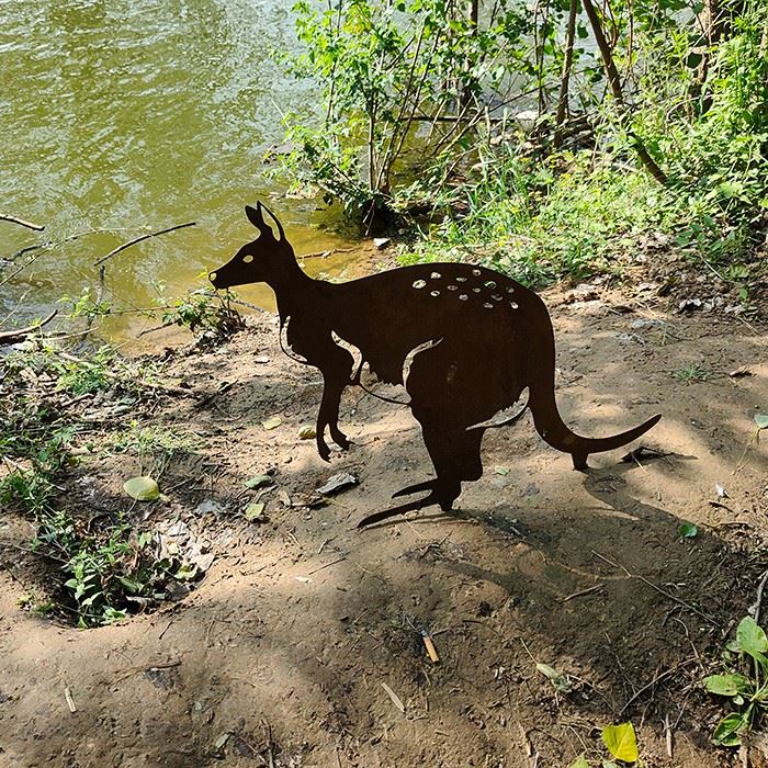 Garden Art Kangaroo For Home Garden