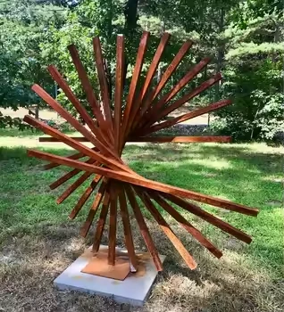 Garden Steel Abstract Sculpture