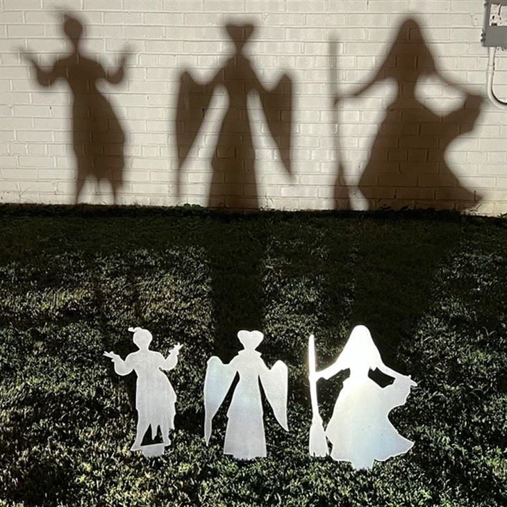 Plugin de proiecție în aer liber Halloween Witch