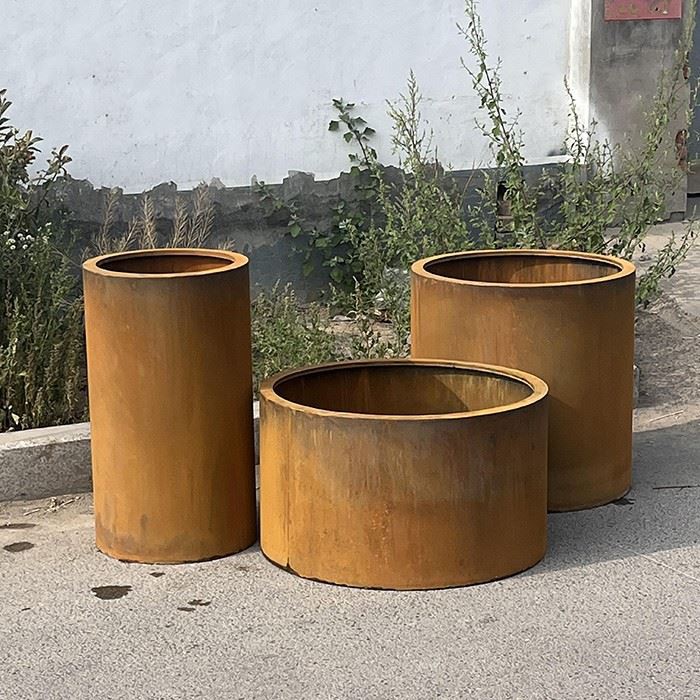 Outdoor Weathering Steel Planter best