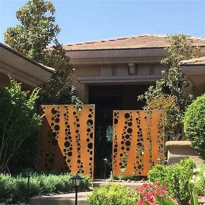 Panou de ecran tăiat cu laser de grădină