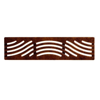 Capac de scurgere rustic în aer liber