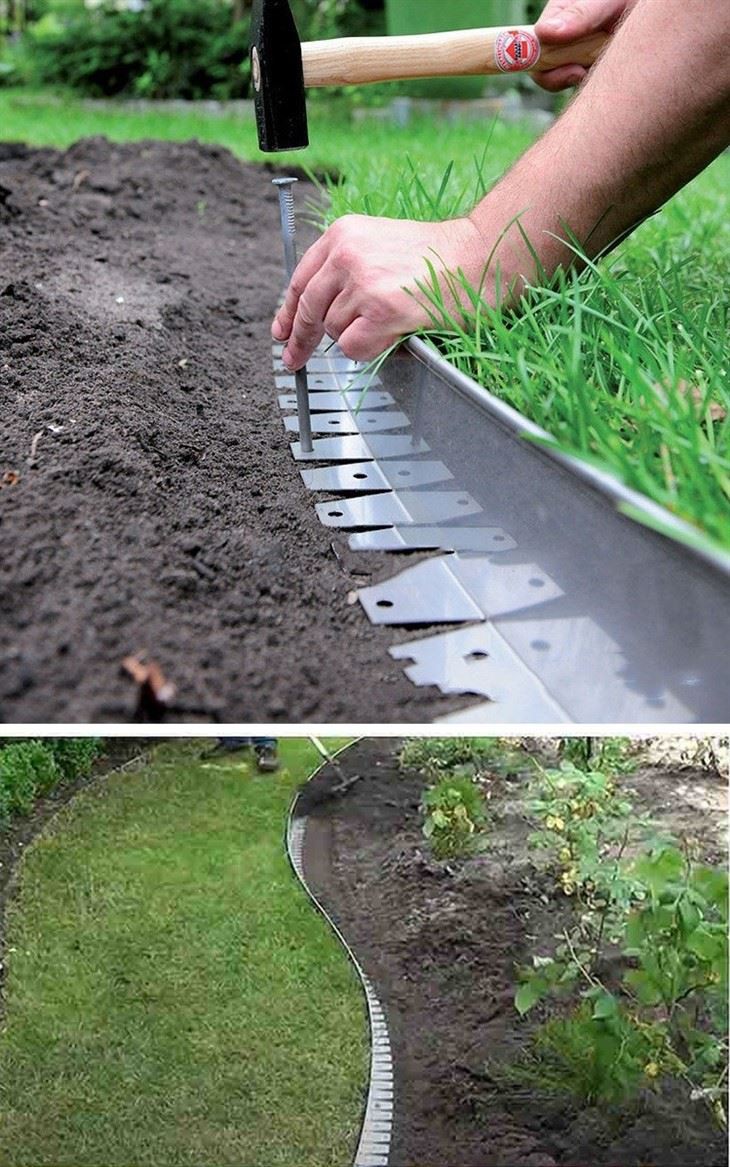Stainless Steel Grass Border