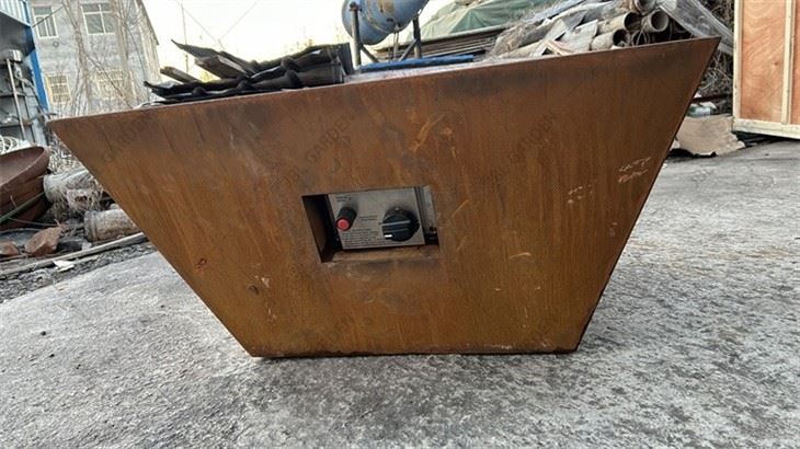 Steel Fire And Water Bowls